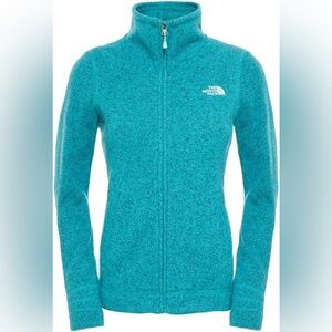 The North Face Women's Crescent Full Zip Jacket Green/Blue